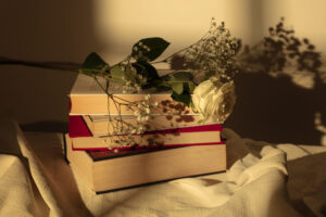 Still Life Sant Jordi Day Books Roses